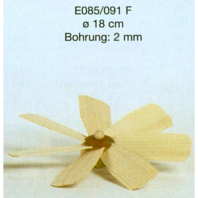 German Christmas Pyramid Replacement Fan 7.1"