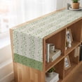 thumbnail image 6 of Table Runners 90 Inches Long Dress Scarves, Green Floral Farmhouse Coffee/Dining/Kitchen Table Runner for Living Room, Spring Flowers 13x90 Inch, 6 of 9