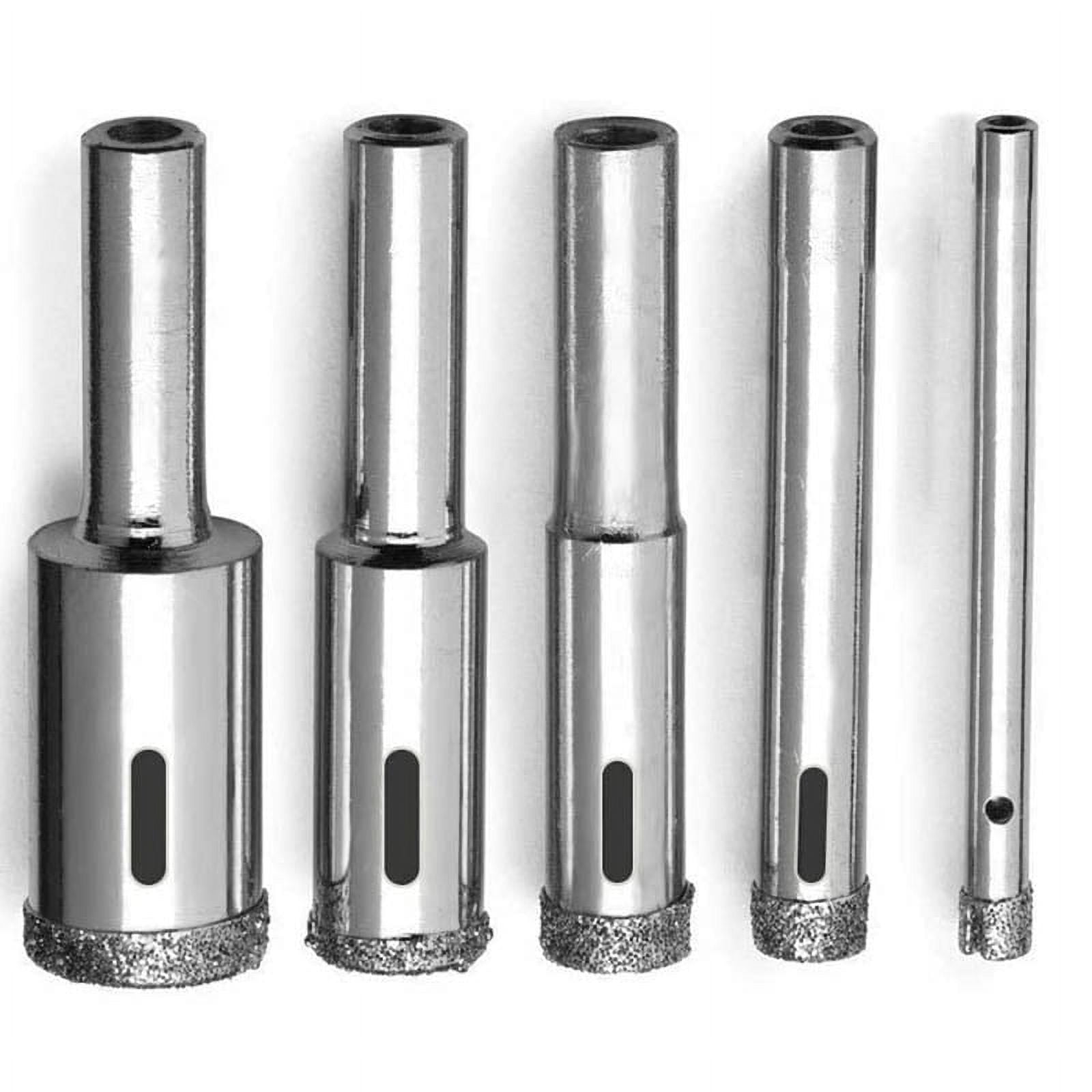 9-Piece Diamond Drill Bit Set For Ceramic & Glass - Tile, Porcelain, Marble Hole Saws (5mm To 12mm) - View #4