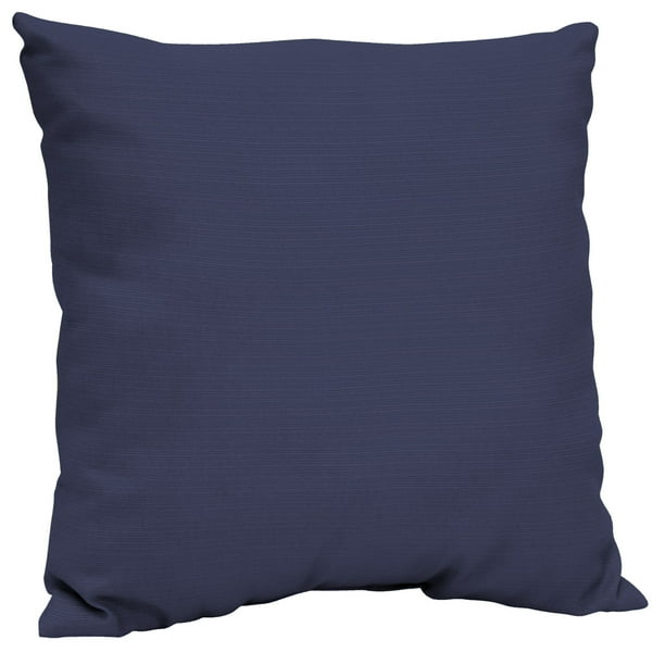 Better Homes & Gardens Navy 21 x 21 in. Outdoor Dining Pillow Back