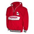 thumbnail image 2 of Men's Franchise Club Red Georgia Bulldogs Half-Zip Hoodie Anorak, 2 of 3