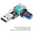 thumbnail image 4 of Dual USB Fan Speed Controller - Adjustable 2.5-8V DC Output with Knob Switch for 5V Office/Home Cooling Fans  

(Alternative version with different structure:  
Variable Speed USB Fan Regulator -, 4 of 6