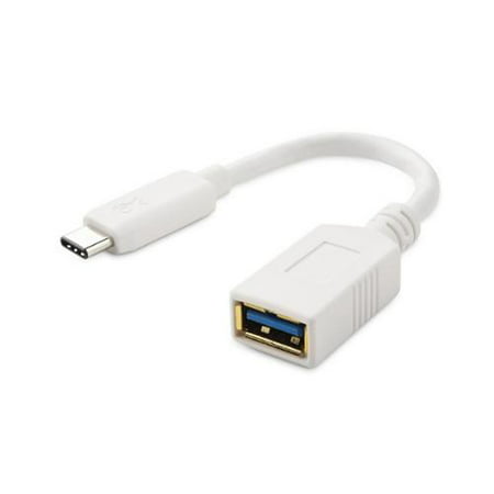 Cable Matters USB 3.1 USB-C to USB Adapter, USB Type-C to USB in White 6 Inches