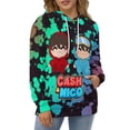 thumbnail image 5 of Cash And Nico Pullover Hoodie Casual Hooded Long Sleeves Sweatshirts Women Men, 5 of 7