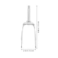 thumbnail image 2 of COMPUKAS Fourche à Roues pour Fauteuil de Transport Accessoire de Fauteuil Roulant en Acier Argent 1 Pcs, 2 of 7