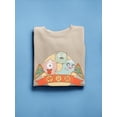 thumbnail image 3 of Cartoon Hungry Ghost Festival Sweatshirt Men -Image by Shutterstock, Male 4X-Large, 3 of 4