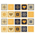 thumbnail image 2 of DOLITY 20 Pieces Bohemia Mosaic Wall Tiles Sticker Floor Sticker Home Kitchen Oil D 15x15cm, 2 of 8
