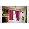 thumbnail image 5 of k60 Blackout Curtain Room Darkening 95" length Hot Pink Color for Large Window Sliding Door 2 panels for bedroom home décor, 5 of 6