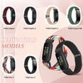 thumbnail image 4 of Vodtian 2 pack Braided Bands for Inspire 3/Inspire 2/Inspire Band, Elastic Adjustable Nylon Replacement Wristband for Women Men, 4 of 6