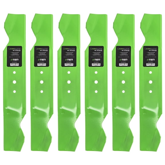 LawnRAZOR Notched High Lift Blade 36 inch for MTD 742-0496 942-0496 6 Pack 810-CBL2363D