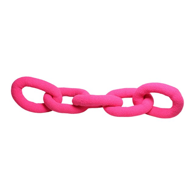 Cojín decorativo con forma de cadena y nudo, cómodo y amoroso para el hogar. Rosa roja