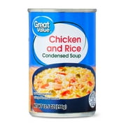 Great Value Chicken and Rice Condensed Soup, 10.5 oz
