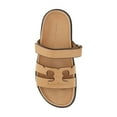 thumbnail image 4 of Tory Burch Women's INES Nappa Leather Sport Slides, Camello, 8, 4 of 4