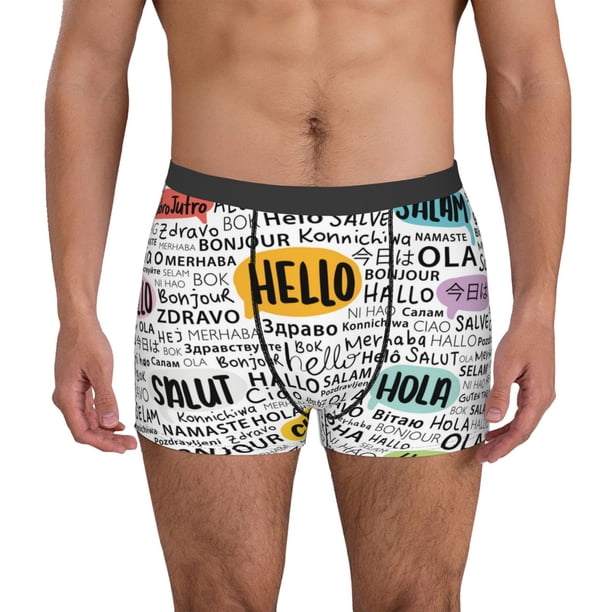 Fotbe Hello Calzoncillos Tipo Boxer con Bolsa de Soporte Total para Hombre, X-Temp Fresco, Transpirable y de Secado Rápido-Medium