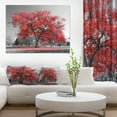 thumbnail image 1 of Design Art - Grand Arbre Rouge par Jour Brumeux, 1 of 3