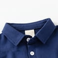 thumbnail image 4 of Little Kid Toddler Baby Boys Girls Long Sleeve Solid Shirt Tops Fall Winter Kids Clothes 6t Boys Summer Clothes Tops Size 5t Big Size 14 Shirts Full Sleeve Shirt Toddler Solid T 4-5 Years Blue, 4 of 8