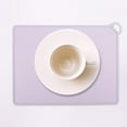 thumbnail image 2 of Raindrops Dining Table Insulation Pad Non Slip Placemat Silicone 2Pcs, 2 of 6