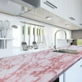 thumbnail image 2 of 23.6x40Inch Marble Contact Paper Counter Top Covers Peel and Stick Wallpaper Waterproof Removable Wall Paper Self Adhesive Film for Kitchen Countertops Cabinet Locker Cupboard Shelf Liner, 2 of 5
