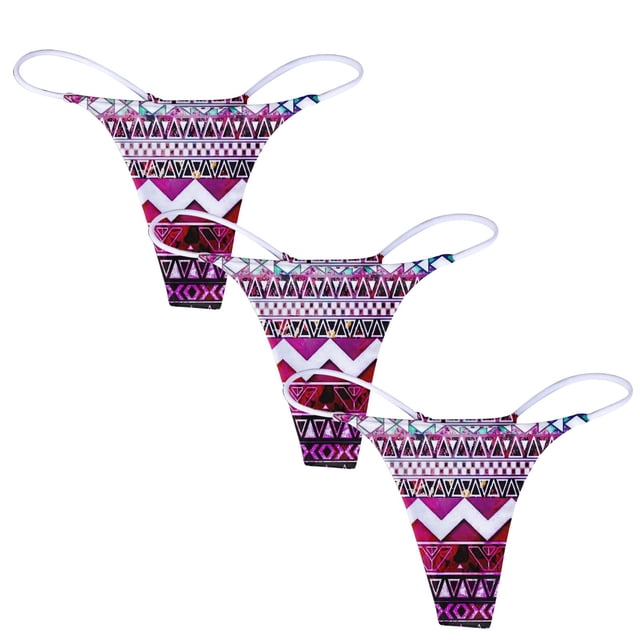 Aayomet Culotte Femme Respirante String (Rose Vif, G)