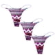 thumbnail image 1 of Gibobby Ropa interior hipster para mujer Tanga de ropa interior transpirable con estampado sexy para mujer de 3 piezas(Rosa， L), 1 of 3
