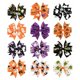 thumbnail image 1 of Pinzas Para El Pelo Con Lazo, Pinzas Para El Pelo Con Lazo De Halloween, Accesorios De Cinta De Grogrén Para Niñas, Bebés Y Niños 12 Uds. Moyic HA037589-00, 1 of 6