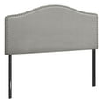 thumbnail image 1 of Monarch Specialties Bed, Headboard Only, Full Size, Bedroom, Upholstered, Linen Look, Grey, Transitional, 1 of 4