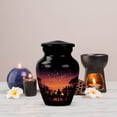 thumbnail image 5 of MUKTIVE Musician Urns for Human Ashes Adult Man & Women 3 Inch, Black Keepsake Urn for Ashes for Women, Tiny Memorial Urns for Adult Male & Female, Small Handmade Urns for Female Ash, 5 of 7