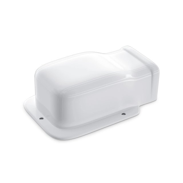 Plusluck Juego De Cubierta De Pared De Entrada De 3.0 In, Piezas De Pvc, Accesorio Para Decoración Para Mini Aire Acondicionado Central Dividido Sin Conductos Y Bombas De Calor