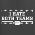 thumbnail image 5 of Wild Bobby I Hate Both Teams Sports Men Graphic T-Shirt, Charcoal, X-Large, 5 of 5