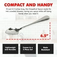 thumbnail image 5 of Chef Craft Select Serrated Grapefruit Spoon, 6.5 inches in length 2 piece set, Stainless Steel, 5 of 6