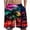 Multicolor, variant on Mens Shorts Tropical Loose Board Shorts for Men Swimming Soft Satiny Men Casual Fashion Print Shorts with Pockets Elastic Waist Beach Pants Purple