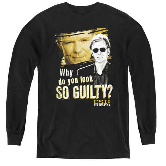 Csi Miami - So Guilty - Youth Long Sleeve Shirt - X-Large