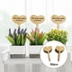 thumbnail image 5 of Etiquetas de plantas conjunto de etiquetas en maceta plantas guardería 30 piezas corazón A Cola Etiqueta de plantas, 5 of 7