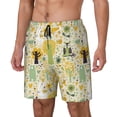 thumbnail image 2 of Daiia Animal Tree Mens Swim Trunks Swim Shorts Quick Dry Swim Shorts with Mesh Lining Pockets-Small, 2 of 9