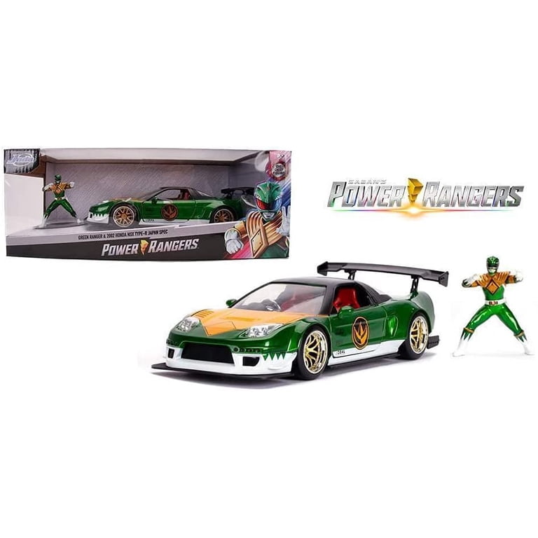 JADA TOYS 1/24 Honda NSX Type R 2002 with Power Rangers figure