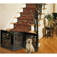 thumbnail image 3 of Wooden Dog Cat Pet Gate Fence, Freestanding, Folding and Portable, 3 of 4