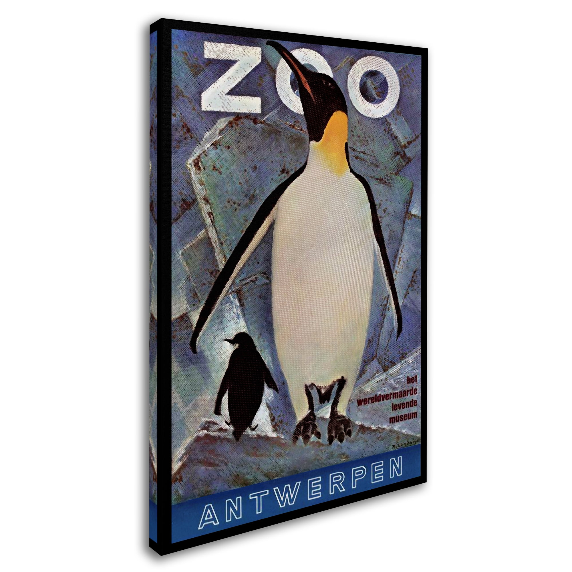 Trademark Fine Art 'The Zoo 5' Canvas Art by Vintage Lavoie