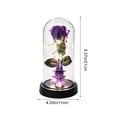 thumbnail image 3 of Eliaeconx Lighted Halloween Ghost Figurine, Holding Spooky Rose, LED Pumpkin Base for Tabletop, Spooky House, Indoor Party Decor, 3 of 6