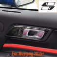 thumbnail image 4 of Pegatina de fibra para la cubierta de la puerta para el marco de la cerradura de la manija GT 2015-2020, modificación interior, 4 of 5