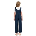 thumbnail image 4 of Jinhomg Girls Boys Overalls Loose Fit Comfy Spaghetti Straps Jumpsuits Lightweight Casual Summer Bib Overalls Toddler Kids Daily Wear 90 off Clearance Sale Navy 5 Years, 4 of 10