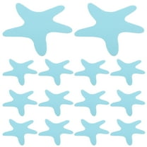 14pcs Cute Star-Shaped Non- Bathtub Stickers for Safety Shower Grip, Anti-Skid Bathroom Accessories for Tub