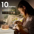 thumbnail image 3 of UniMall Sound White Noise Machine with 25 Soothing Sounds and Night Lights with Memory Function 32 Levels of Volume and 5 Sleep Timer Powered by AC or USB for Sleeping Relaxation (Wood), 3 of 14