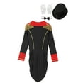 thumbnail image 6 of vastwit Women Medieval Circus Ringmaster Outfit Magician Jacket Lion Tamer Tuxedo Tailcoat Black C 3XL, 6 of 7