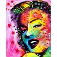 thumbnail image 2 of Dean Russo Collection 12x14 White Modern Wood Framed Museum Art Print Titled - Marilyn 2, 2 of 4