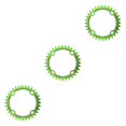 thumbnail image 4 of Soidarity Juego de bielas para bicicleta, placa de disco de dientes, pernos anchos de 32 T, juego de cadenas de aluminio con orificio, piezas de Type1 NO1, 4 of 6