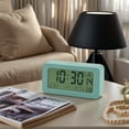 thumbnail image 2 of Unique Bargains Digital Alarm Clock with LED Display Green 5.4"L x 1.4"W x 3.0"H, 2 of 6