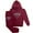 MAROON, variant on Men Classic Pullover Canada Print Sweatsuit