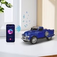 thumbnail image 6 of Bluetooth Speaker 1953 Hot Rod Pickup Truck Replica FM Radio LED AUX USB Rechargeable Audio Blue, 6 of 10