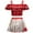 D014-Red-Moana, variant on Girls Bikinis Swimsuits Mohana Two Piece Swimwear Adventure Outfit Toddle Kids Ruffles Bathing Suit Role Play Bathing Suit 100 cm 2-3 Years