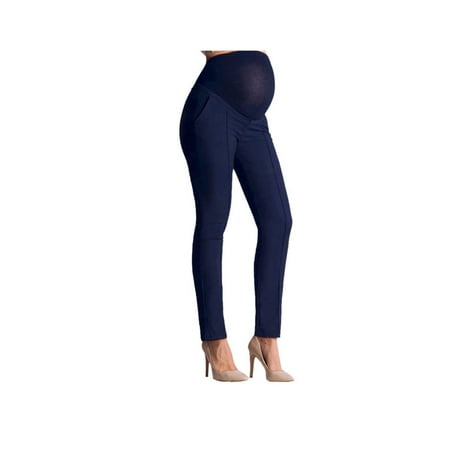

Licupiee Maternity Pants Pregnant Women High Waist Skinny Work Office Pant Straight Leg Pants Ankle Pants Trousers